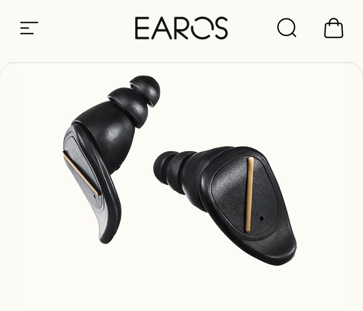 EAROS ONE Acoustic Hearing Protection Earplugs - High Fidelity, Noise-Reducing