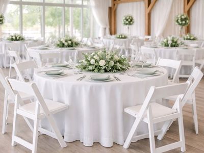 Wedding Chairs And Tables Rentals