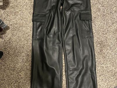 Women's Faux Leather Pants Size 6