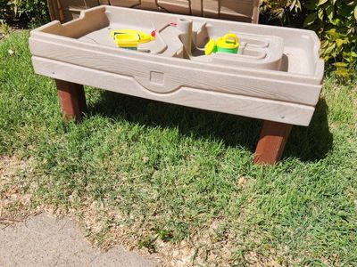 step 2, covered water, sandbox, good cond