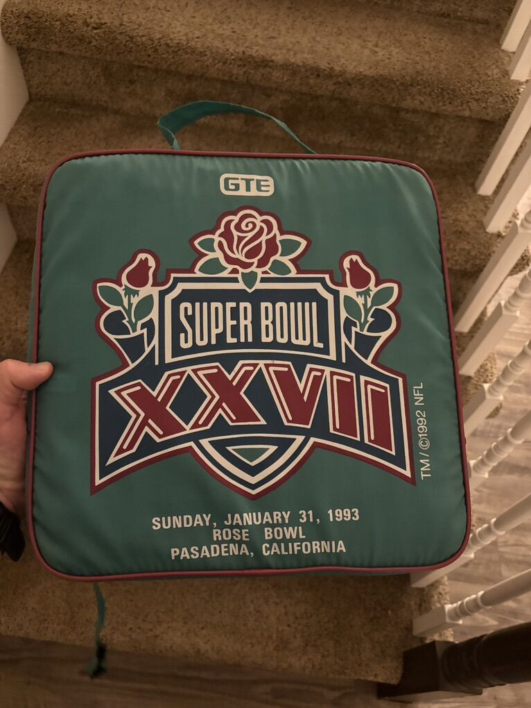 Super Bowl 27 Seat Cushion
