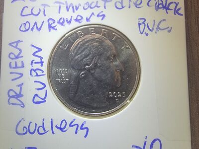 2025 uncirculated quarter with defect.