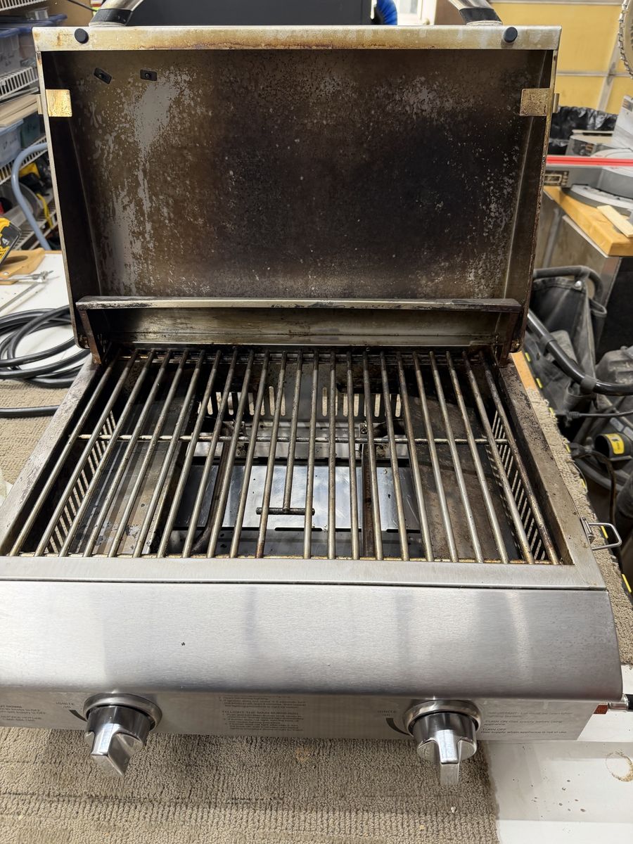 Nexgrill 2-Burner Portable Tabletop Stainless Steel Propane Gas Grill