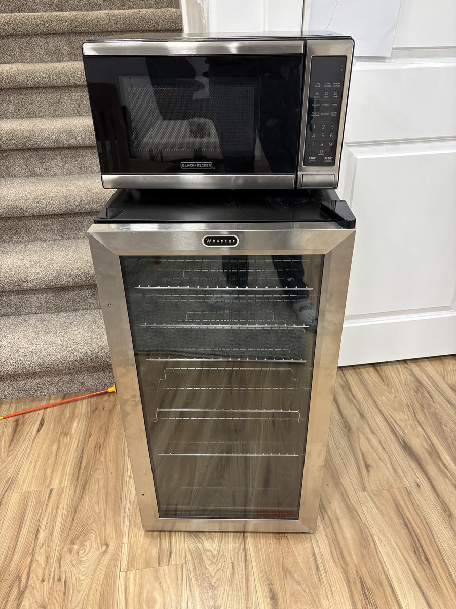 Mini Refrigerator and Microwave