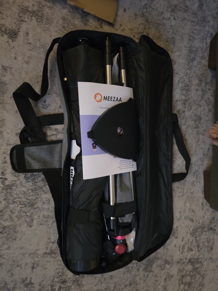 Meezaa Refractor Telescope with Tripod and Carrying Bag