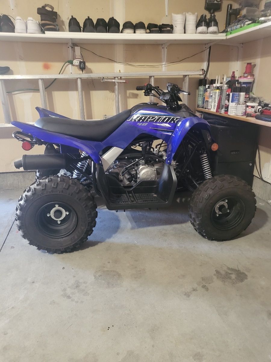 Yamaha Raptor 125 ATV Blue 2011 Quad for Sale - Good Condition, Ready to Ride