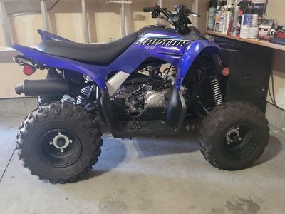 Yamaha Raptor 125 ATV Blue 2011 Quad for Sale - Good Condition, Ready to Ride