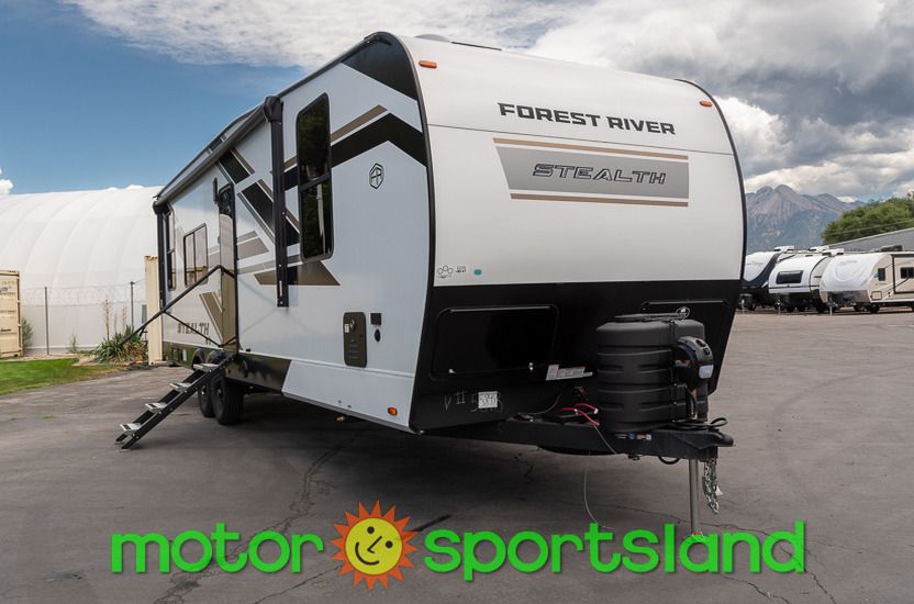 2027 Forest River Stealth 2730 Toy Hauler Garage Outdoor Kitchen