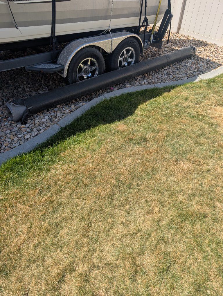 Landscape Fabric weed control and drain field