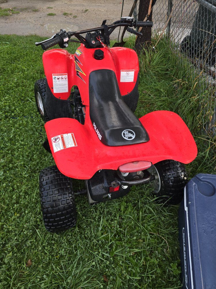 Polaris Scrambler 50cc Kids ATV - Red, Excellent Condition, Ready for Adventure