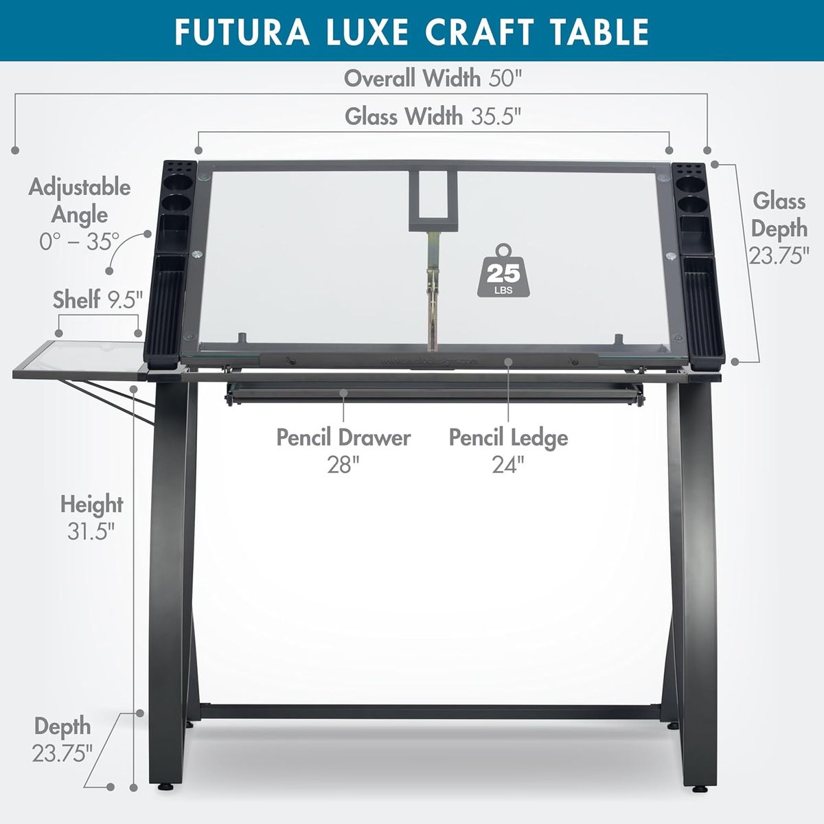 Adjustable Drafting Table / Desk – Great Condition, Studio Designs