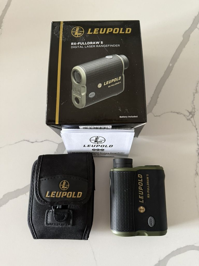 Leupold RX-FullDraw 5 Archery Rangefinder – Excellent Condition with Original Box & Case – Tooele