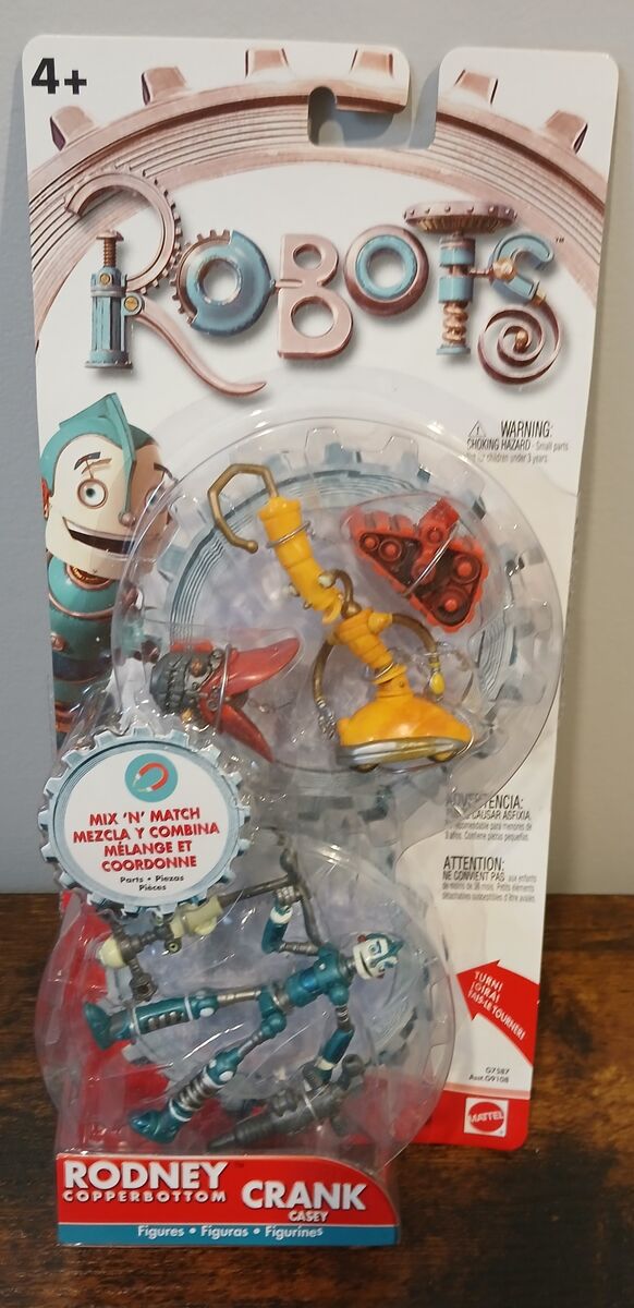Collectible figurines from Robots animated movie
