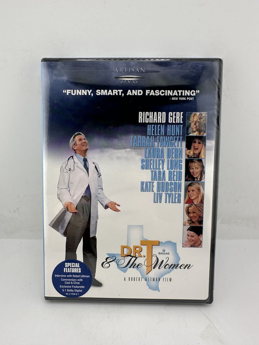 Dr. T & The Women DVD 2000 Richard Gere Helen Hunt NEW Sealed Robert Altman