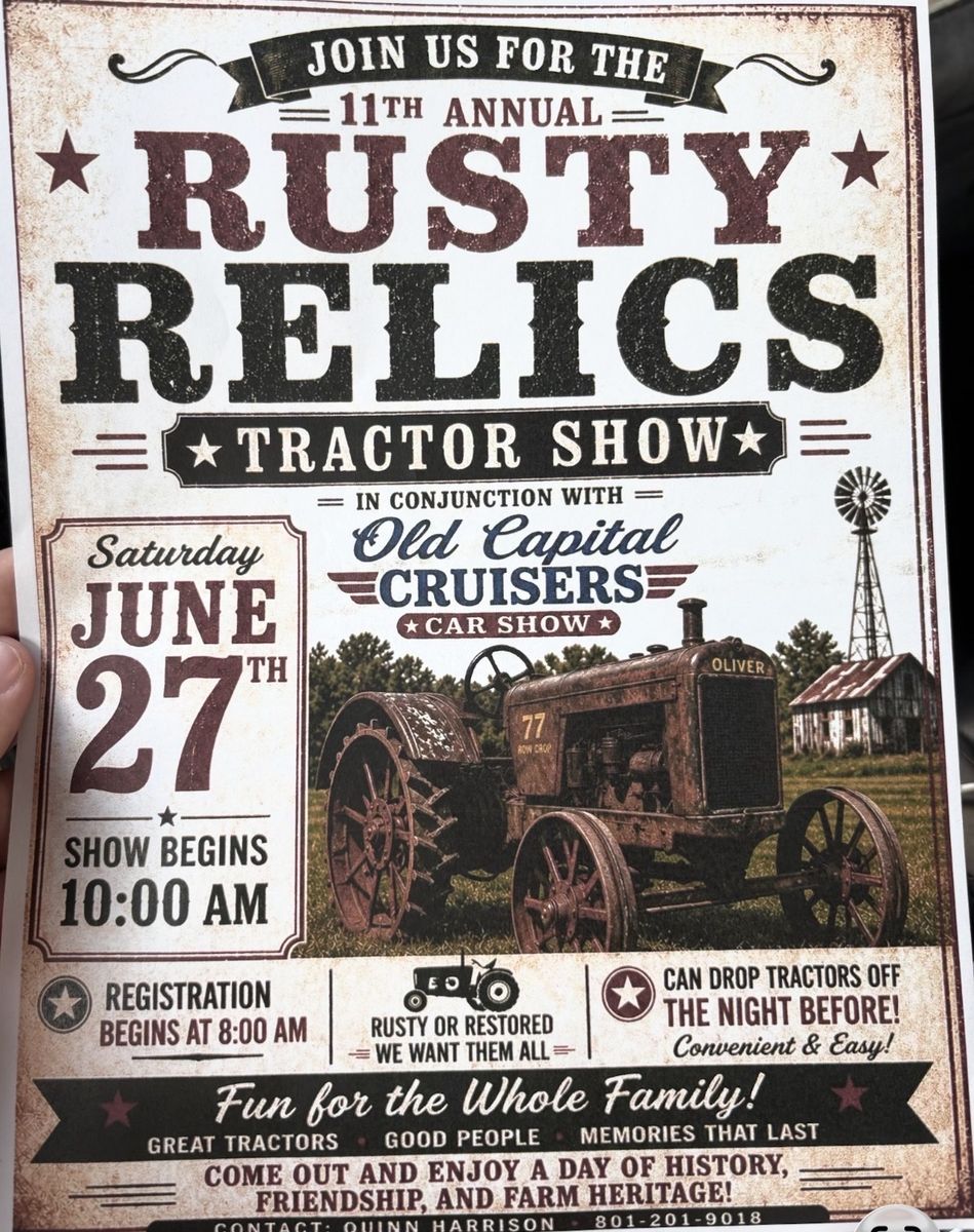 Tractor show and car show