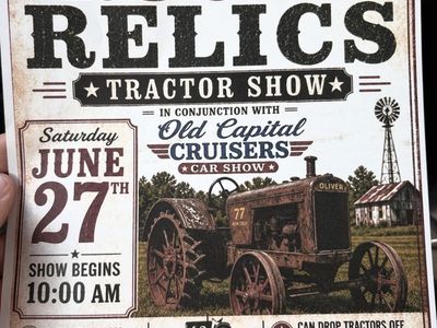 Tractor show and car show