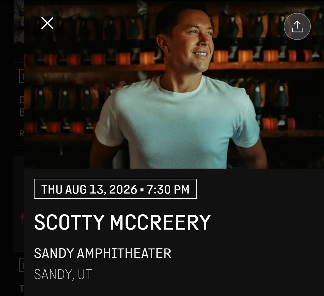 Scotty Mccreery Concert Aug 13