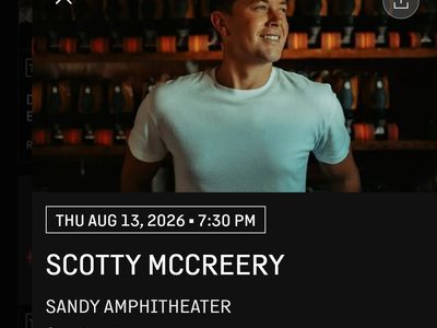 Scotty Mccreery Concert Aug 13