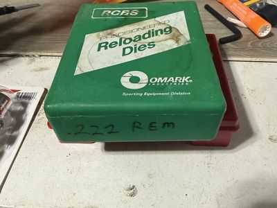 RCBS Reloading Dies, .222 REM