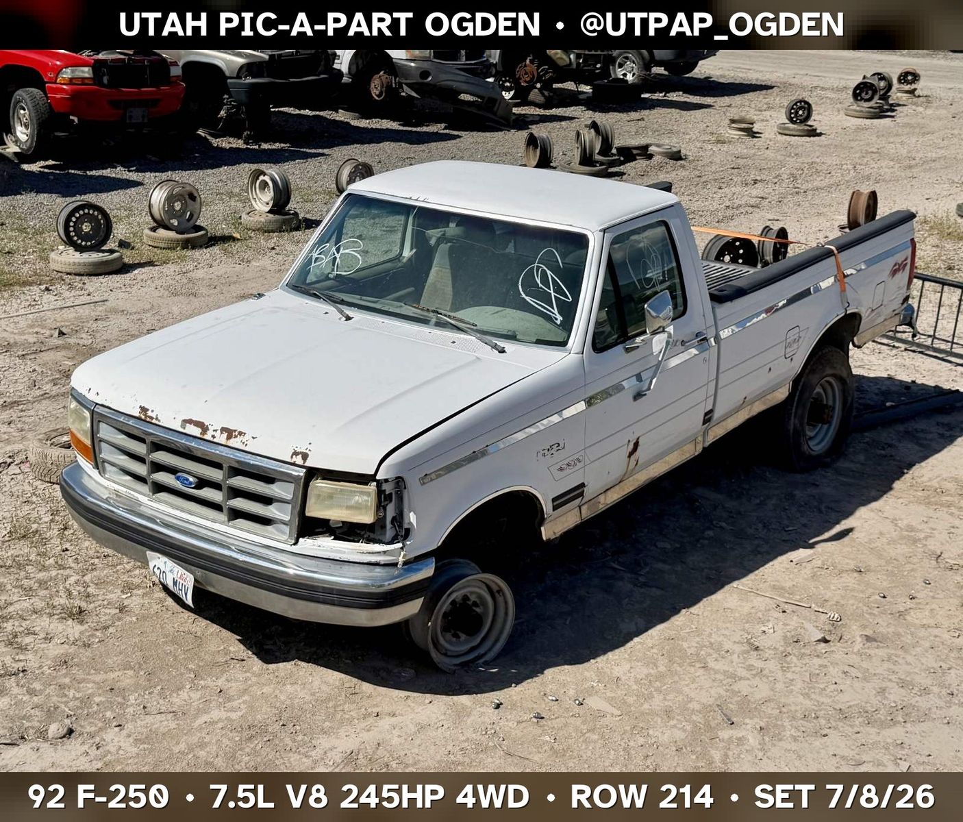 1992 Ford F-250 OBS Parts - UTPAP Ogden