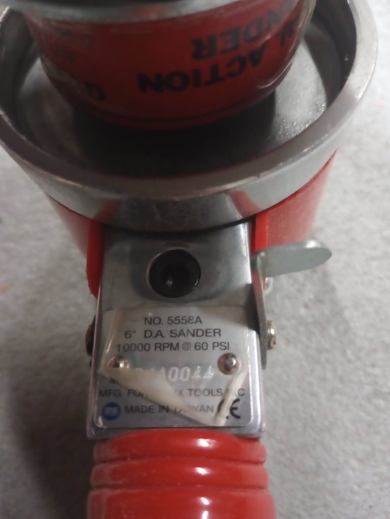 Sioux Tools No. 5558A 6 Inch Dual Action Pneumatic Air D.A. Sander 10000 RPM