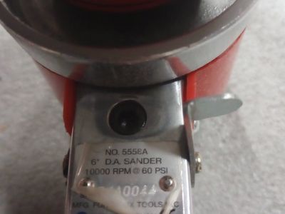Sioux Tools No. 5558A 6 Inch Dual Action Pneumatic Air D.A. Sander 10000 RPM