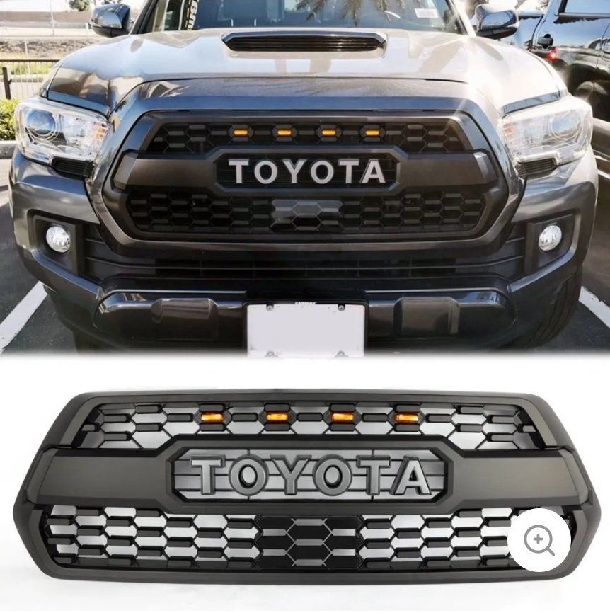 NEW Toyota Tacoma TRD Pro Style Front Grille with LED Lights (2016–2022)