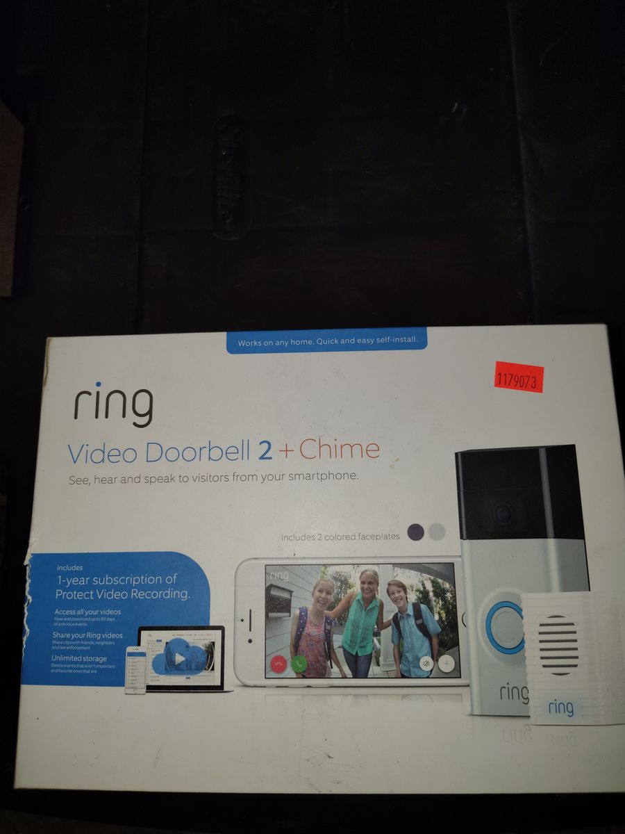RING video doorbell 2 + chime