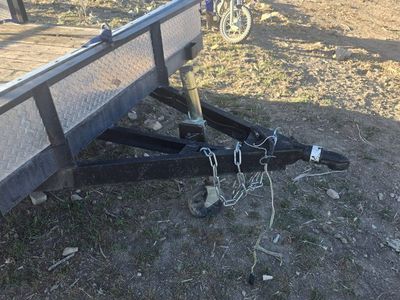 7x12ft dumper pull trailer