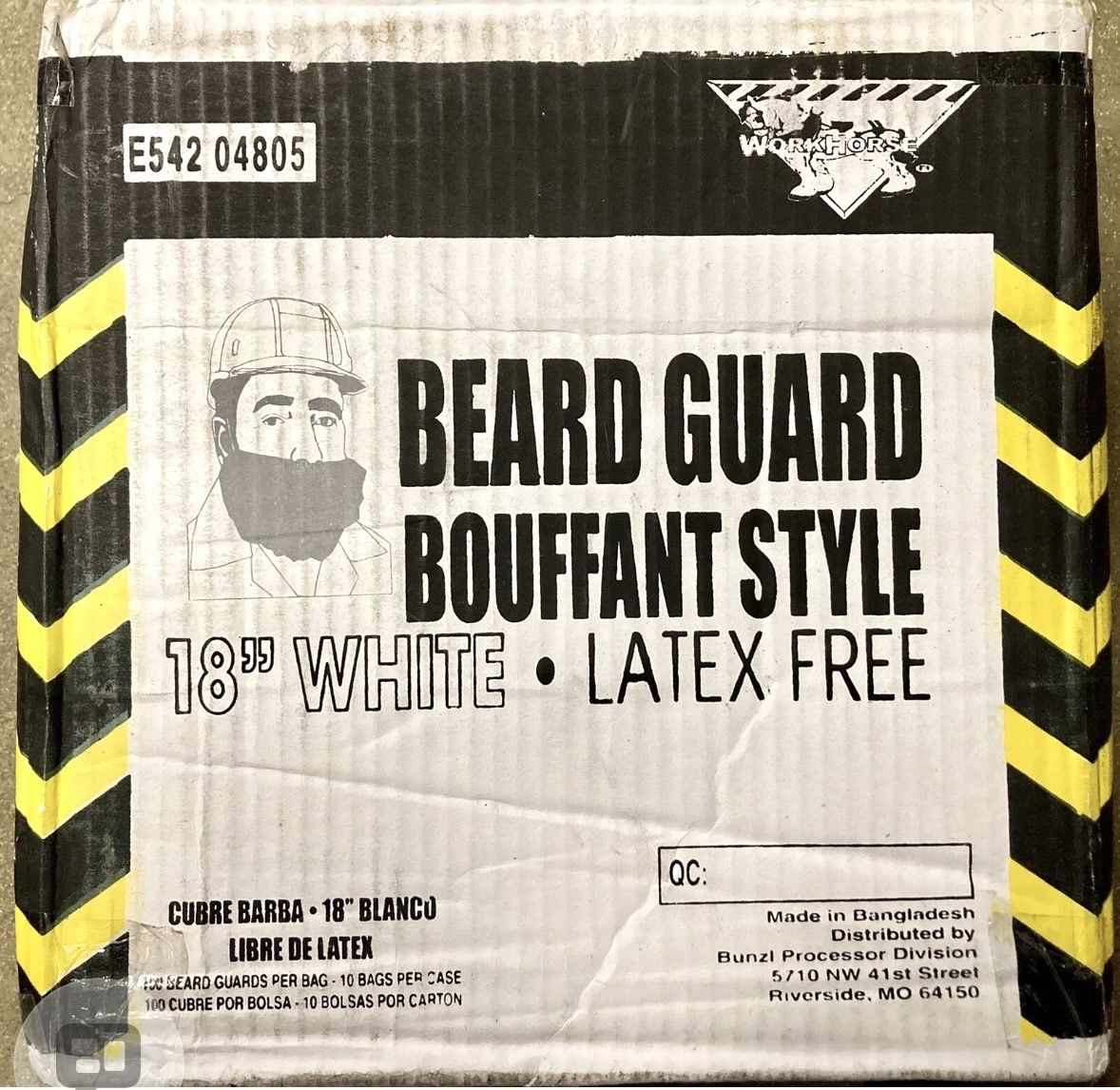 Disposable Beard Guard White 1000/Case