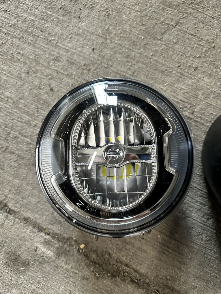 Harley Softail headlight