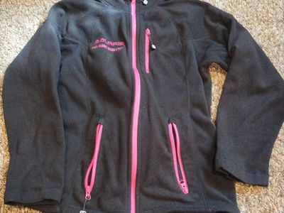 Polaris High Mark Recreation Women's Black and Pink Fleece Jacket Small