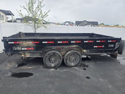 7×16 16 K Contractor grade Dump Trailer