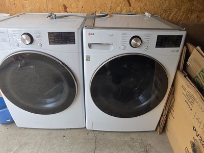 LG ThinQ Washer and Dryer unit