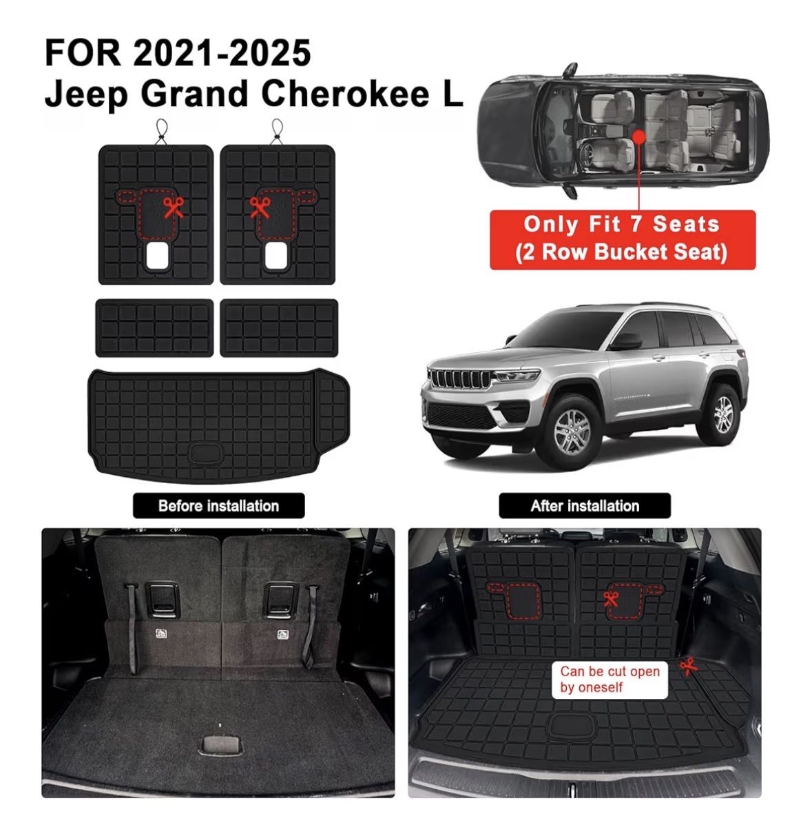 Floor Mats for 2021-2026 Jeep Grand Cherokee
