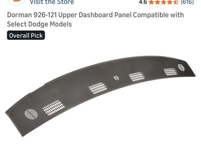 Dorman 926-121 Dodge Upper Dashboard