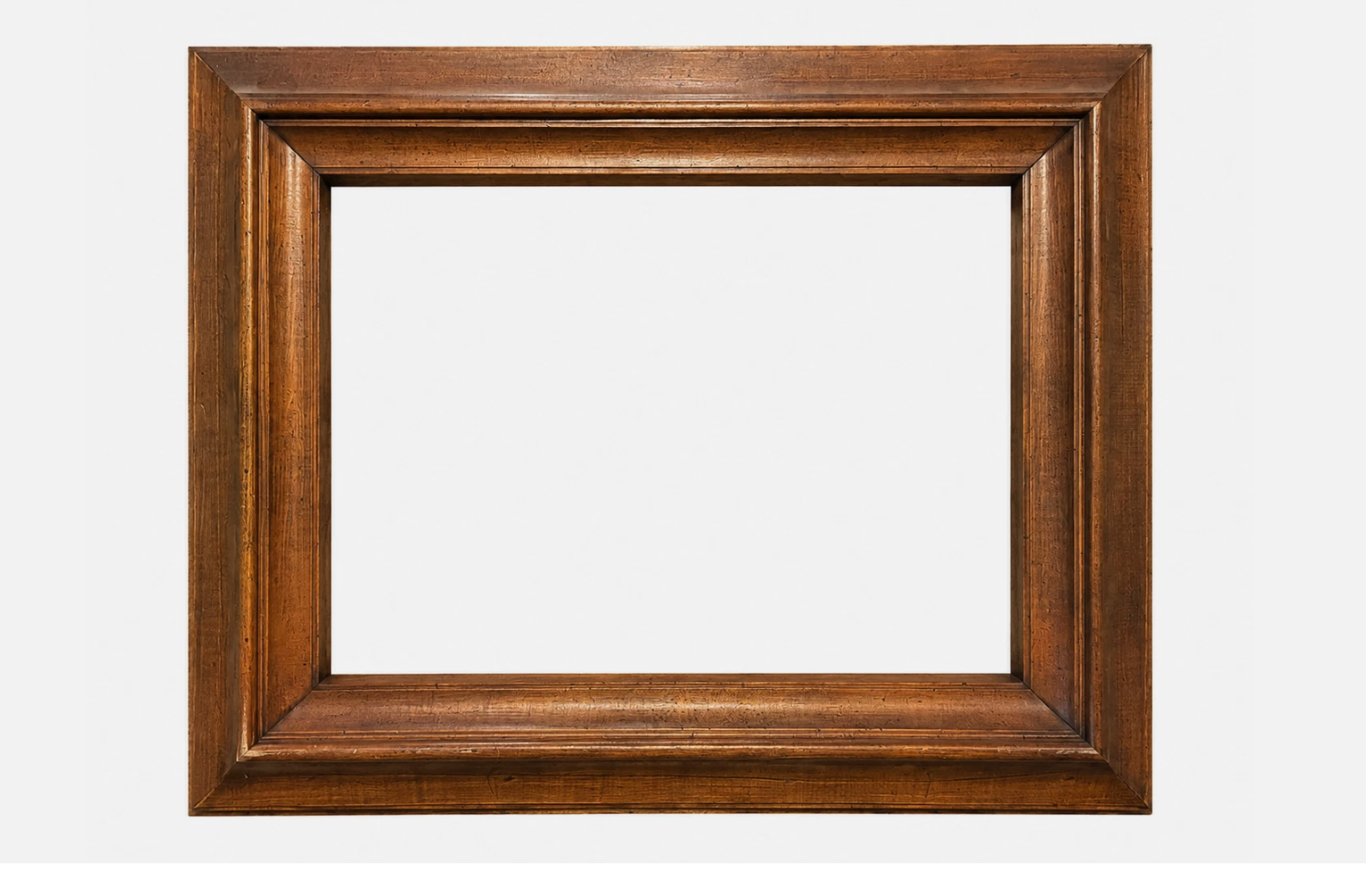 Large Vintage Wooden Picture Frame Rustic Brown Wall Art Frame 12x16