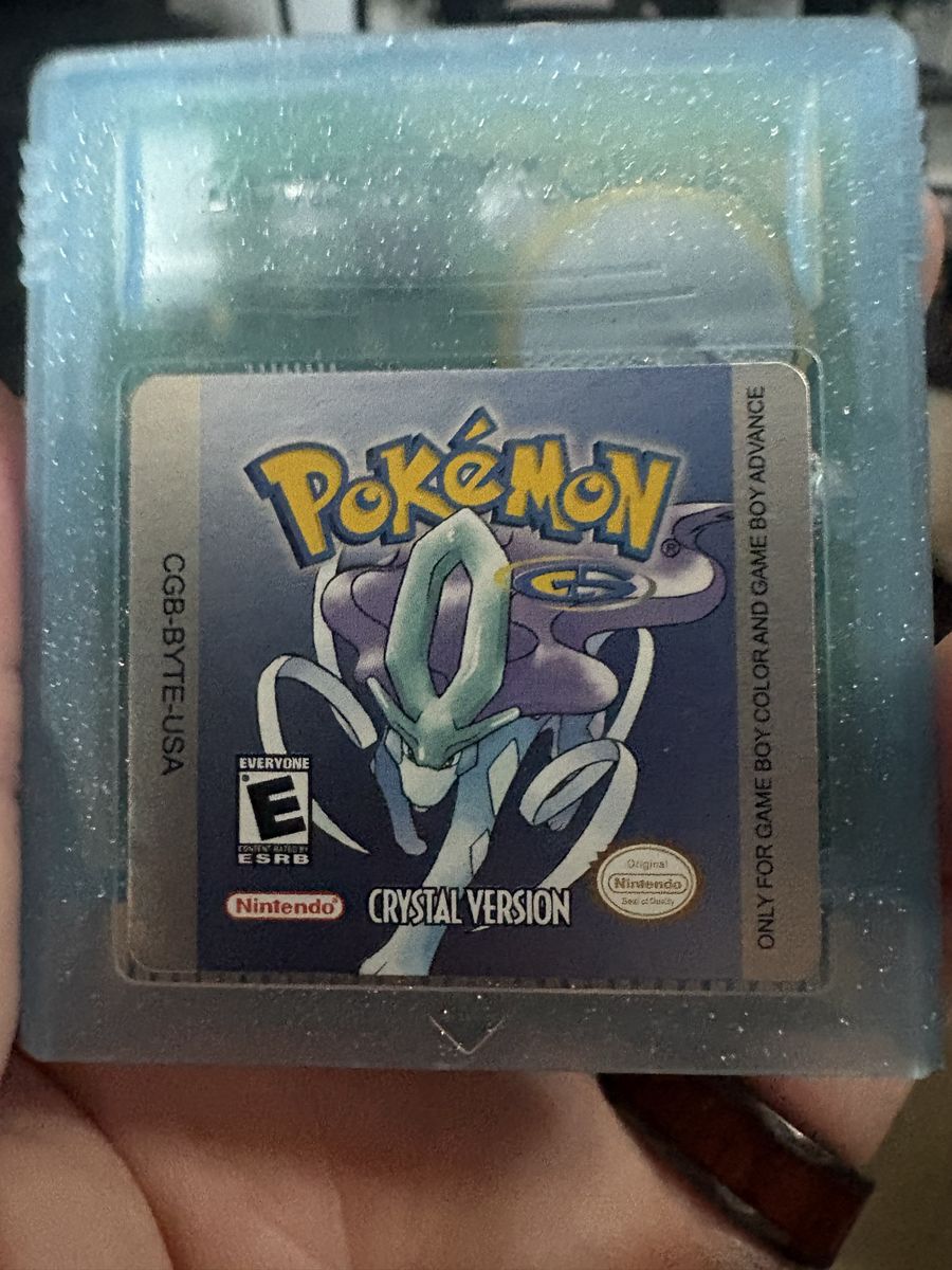 Authentic Pokemon Crystal with new battery