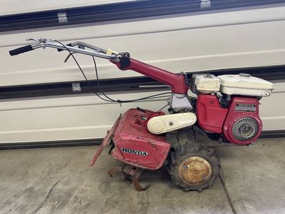 Honda FR700 Tiller w/ Wheel Weights & Large Tines