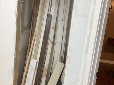 Different lengths of wood
