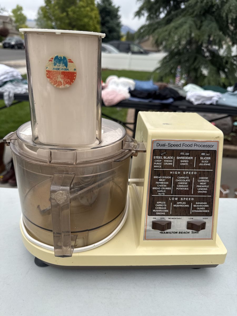 Vintage food processor