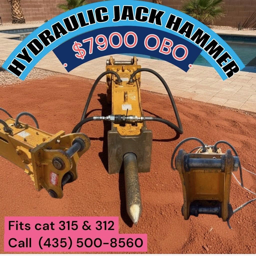 Hydraulic Jack Hammer Breaker Attachment Fits Cat 315 & 312 Used Heavy Equipment