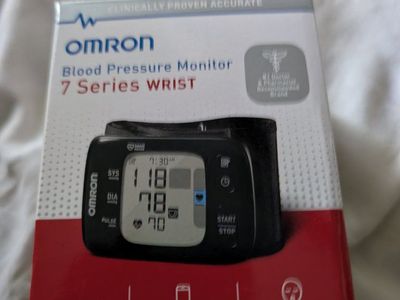 Omron blood pressure monitor