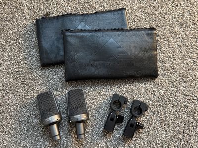 Pair of Audio-Technica AE3000 condenser mics