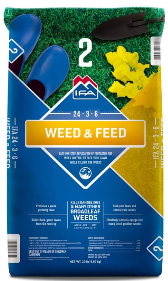 IFA Weed & Feed, 20lb bag