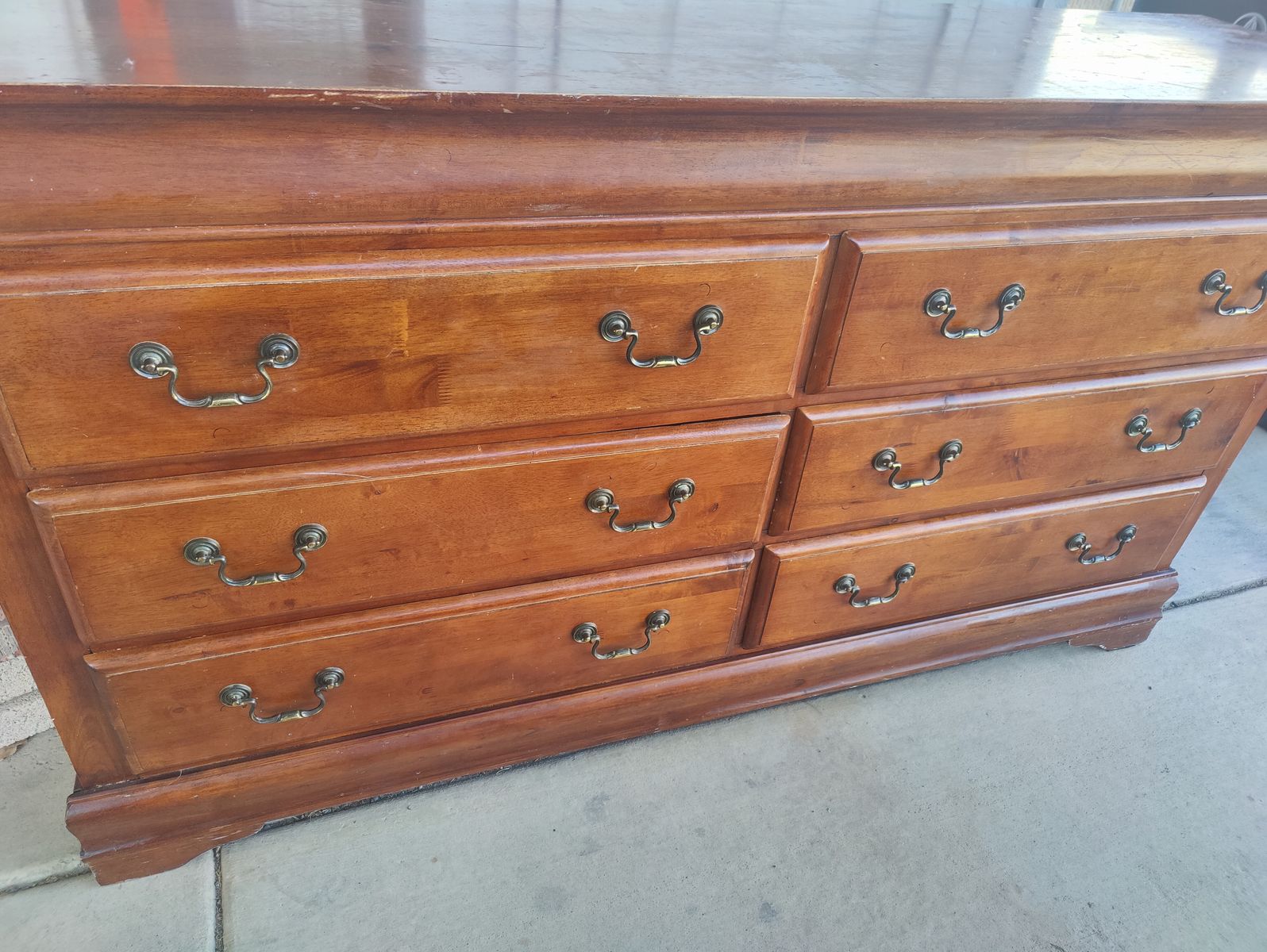 Large Six Drawer Dresser
