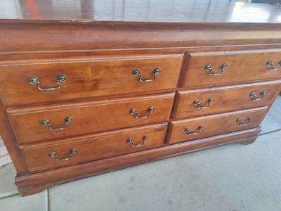 Spacious Six Drawer Dresser