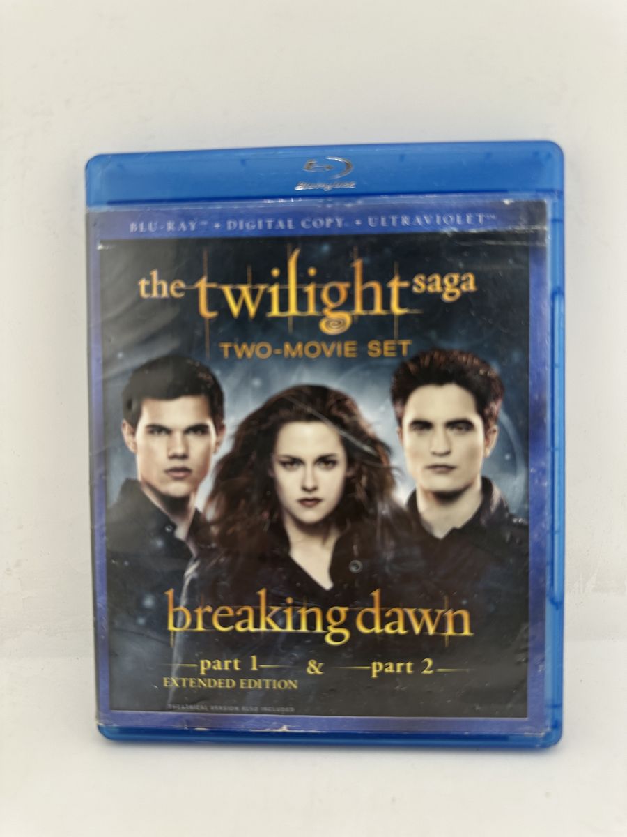 Twilight Breaking Dawn Part 1 & 2 Blu-ray 2 Movie Set Extended Edition