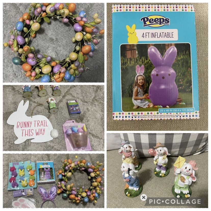 Easter Wreath & Easter Decor  BUNDLE Or Separately
