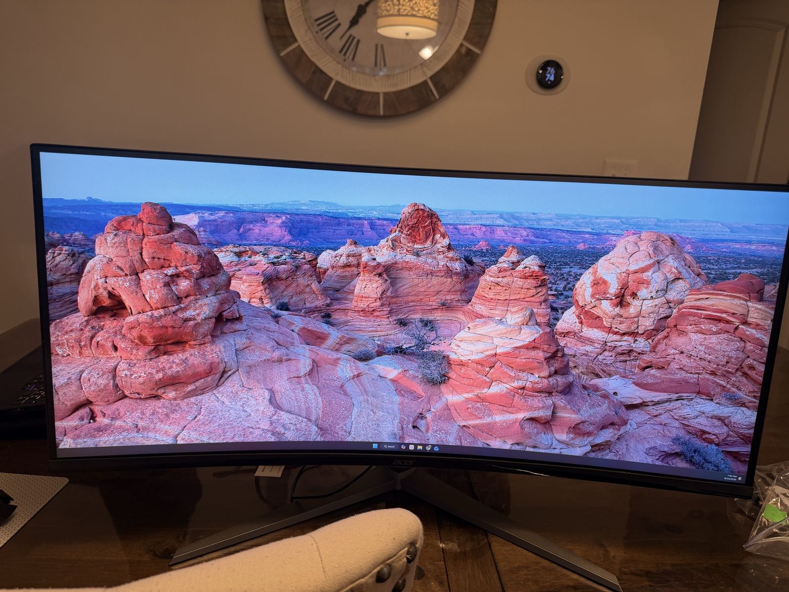 Acer gamer Curved Widescreen Monitor 
